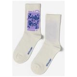 Katia & Bony Unisex Lila Renkli Baskılı Soket Çorap - 43 - 46