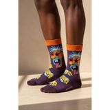 Katia & Bony Unisex Pop Art Desenli Soket Çorap 43-46