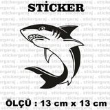 Katil Balina Orko 2 Adet Sticker - Araba Motosiklet Kask Buzdolabi Cam Otomobil Atv Laptop Tablet Duvar Stickeri