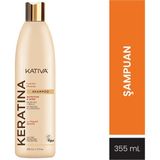 Kativa 355 ml Keratinli Vegan Yumuşaklık ve Parlaklık Şampuan