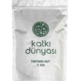 Katkı Dünyası E334 100 gr Tartarik Asit