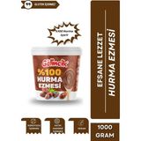 Katkısız Doğal %100 Sade Hurma Ezmesi %100 Hurma Dolgusu 1000GR Hurma Püresi 1 kg