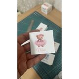 Katlamalı Çikolata Hediyeliği Kartı 5X12 cm 105 Adet - Beyaz-