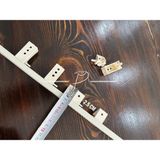 Katlamalı Perde Dekoratif Ray Montaj Ayağı 2.5 cm Kısa Başlık (4 lü Paket)