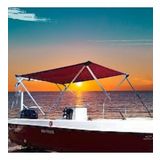 Katlanabilir 2 Kollu Tekne ve Bot Tentesi ( Bordo En : 150 cm )