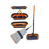 Katlanabilir 55 cm Turuncu Kovalı Kendinden Sıkmalı Mop