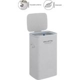 Katlanabilir 60L Kumaş Kirli Çamaşır Sepeti, Light Gray - Seçenek 1 - Antrasit