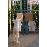 Katlanabilir Balkon Çamaşırlığı, Duvara ve Korkuluğa Monte Edilebilir