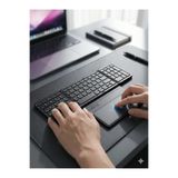 Katlanabilir Bluetooth Klavye + Touchpad Ultra Taşınabilir Type-C Şarj Siyah Tek Ebat