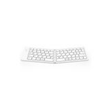 Katlanabilir Bluetooth Klavye Ultra İnce Taşınabilir Cep Boyutu Şarj Edilebilir Kablosuz Seyahat Klavyesi iOS Android Windows ile Uyumlu Akıllı Telefon Tablet iPad iPhone Dizüstü Bilgisayar için TK-08-KLAVYE