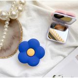 Katlanabilir Çiçek Aynalı Telefon Tutacağı ve Telefon ve Tabletler Için Stand ve Popsocket - Lacivert