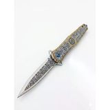 Katlanabilir Desenli Kamp Çakısı Outdoor 21 Cm