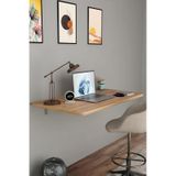 Katlanabilir Duvara Monte Masa - 50x90 Cm Ofis, Ev Çalışma Masası Atlantik Çam