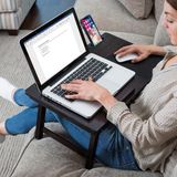 Katlanabilir Eğim Ayarlı Ahşap Portatif Tablet Laptop Sehpası Kitap Çalışma Kahvaltı Keyif Masası