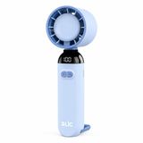 Katlanabilir El Tipi Mini Fan, 12000 RPM Güçlü Hava Akışlı, 5 Kademeli Dijital Göstergeli, Type-C Şarjlı Taşınabilir Soğutucu Fan