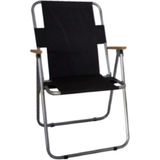 Katlanabilir-Kamp,plaj,piknik Sandalyesi Siyah 1 Adet - 6456 Ecorce Tube Marron - Polyester