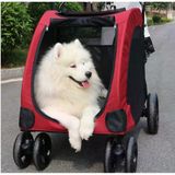 Katlanabilir Kedi Küçük Orta ve Büyük Irk Köpekler İçin Köpek Arabası 55 Kg Kapasiteli