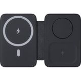 Katlanabilir Magnetik Kablosuz Şarj Standı Benks W12-01 Telefon&akıllı Saat&kulaklık İçin 15w Siyah