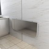 Katlanabilir Masa Ayarlanabilir Ofis ve Ev Basit Masa Yemek Masası, Duvara Monte Açılır Yaprak Bilgisayar Masası Katlanır Masa Yerden Tasarruf Mutfak ve Yemek Masası Pembe 100 x 50 cm