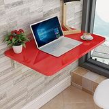 Katlanabilir Masa Ayarlanabilir Ofis ve Ev Basit Masa Yemek Masası, Duvara Monte Katlanır DropLeaf Masa Uzay Tasarruflu Yemek Masası Ev Ofis Mutfak için Kırmızı Kompakt 60x50 cm Küçük Spac için
