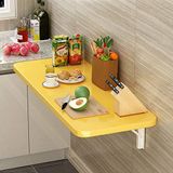 Katlanabilir Masa Ayarlanabilir Ofis ve Ev Basit Masa Yemek Masası, Duvara Monte Katlanır Masa Bilgisayar Masası Düşen Yaprak Tasarımlı Mutfak ve Yemek Alanı Tasarruflu Sehpa Mavi 80 x 40c