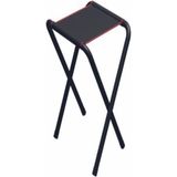 Katlanabilir Mini Katlanır Balıkçı Kamp Piknik Taburesi Metal Siyah 6'lı - 6456 Ecorce Tube Marron - Polyester