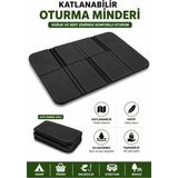 Katlanabilir Oturma Minderi – Kamp Minderi, ve Outdoor Aktiviteler Için Hafif ve Taşınabilir Kamp Matı - Siyah