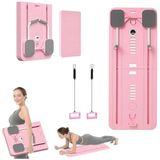 Katlanabilir Pilates Aleti, Zayıflama ve Sıkılaşmaya Yardımcı, Zamanlayıcılı, Direnç Bantlı, Çok Amaçlı Egzersiz Tahtası, Karın, Kol, Bacak ve Tüm Vücut Çalıştırma, Kaymaz Pedli Spor Platformu