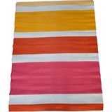 Katlanabilir Plastik Hasır Halı Kilim Piknik Plaj Park Teras Veranda 160X120 cm - 160 x 120 cm