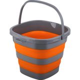 Katlanabilir Plastik Kova, 1,32 Galon (5 L), Katlanabilir Dikdörtgen Küvet, Ev Temizliği Için, Bahçe Veya Kamp Için Yer Tasarruflu, Taşınabilir Balıkçılık Su Kovası (Turuncu) - Standart