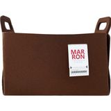 Katlanabilir Saklama Sepeti - Mini Boy - Koyu Kahverengi