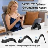 Katlanabilir Silikon Telefon Tablet Standı Ayarlanabilir Açılı Taşınabilir Bükülebilir Masaüstü Telefon Tutucu Turuncu - Option-1 - 00-Siyah - Beyaz