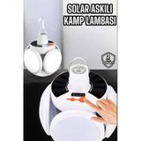 Katlanabilir Taşınabilir Kamp Lambası Işıldak Beyaz Işık Güneş Enerjili Solar Aydınlatma Mir21475746