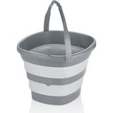 Katlanabilir Temizlik Kova Su Kovası 11 Lt Katlanır Yerkaplamaz Bpa Içermez (Gri) - 0 - 199 ml - 000-Siyah