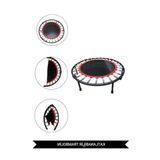 Katlanabilir Trambolin, 102 Cm Dayanıklı Ve Taşınabilir Egzersiz İçin