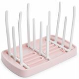 Katlanabilir ve Taşınabilir Bebek Biberon Kurutucu – Seyahat Tipi Biberon, Emzik ve Aksesuar Süzgeci – BPA İçermez Kompakt Tezgah Üstü Kurutma Rafı – 25 cm Pembe