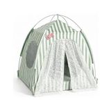 Katlanabilir Yazlık Kedi Evi, 35X35X35 Cm, Yeşil Renk - 02-Gri