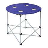 Katlanır 4 Kişilik Kamp Masası 71 cm Lacivert