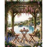 Katlanır Ahşap Bistro Set 2 Kişilik Masa Ve Sandalye