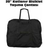 Katlanır Bisiklet Taşıma Çantası Siyah