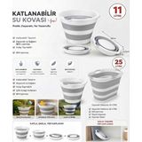 Katlanır Çamaşır Sepeti Katlanır Kova Takımı