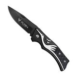 Katlanır Cep Çakısı - Karbon - Sdr-001 - Leylek Motifli