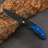 Katlanır Cep Çakısı - Kemer Klipsli - Sdr-079 - Mavi