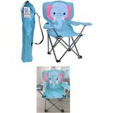 Katlanır Çocuk Kamp Sandalyesi Portatif Çantalı Kilitli Güvenlikli Kamp Koltuğu HA097 - 6456 Ecorce Tube Marron - Polyester