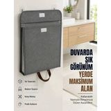 Katlanır Duvar Askılı Çamaşır Sepeti Geniş İç Hacimli Banyo Düzenleyici