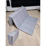 Katlanır Ince Yatak, Katlanır Minder, Oyun Matı, Mat, Taşınır Yatak, Minder, Yatak, Oyun Parkı, Yoga, Kamp Matı - 90 x 180 cm