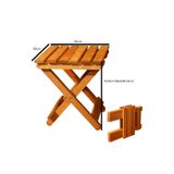 Katlanır Kamp Balkon Taburesi 30CM 30CM Yerden Yükseklik 42 cm