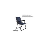 Katlanır Kamp Piknik Bahçe Plaj Sandalyesi Dayanıklı Lüks Kolay Taşınır Ergonomik Katlanır Sandalye - Lacivert - Metal
