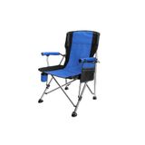 Katlanır Kamp Piknik Sandalyesi - Madfox Roxy - Mavi/Siyah - 546245 - Taşıma Çantalı