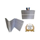 Katlanır Kamp Yatağı Çadır Yatağı Sünger Yatak Fermuarlı 70x180 Cm 6 Cm Gri